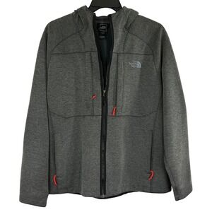 The North Face Men's XL Momentum Full Zip Hoodie Jacket Gray Stretch Fleece